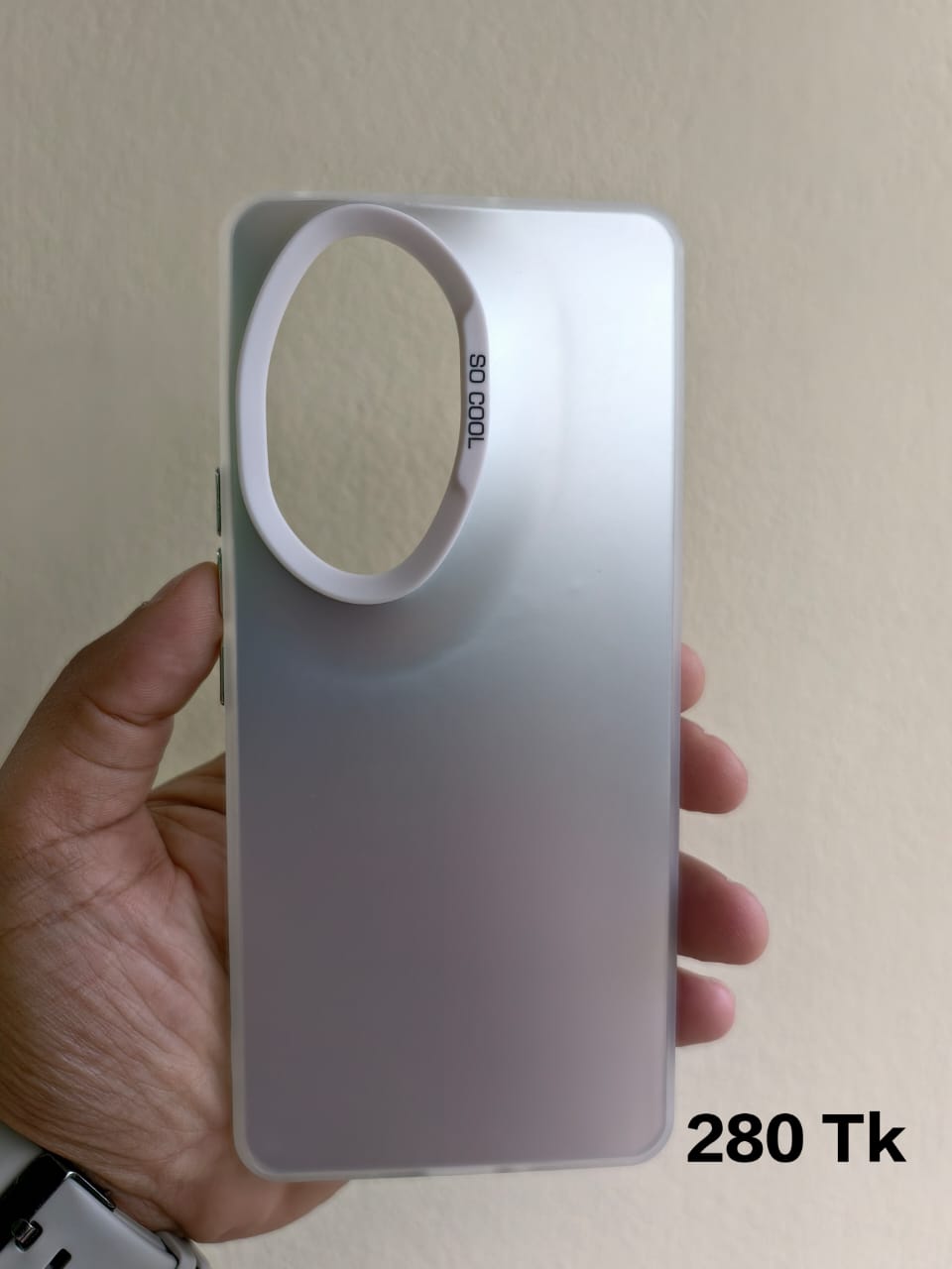 Honor 100 Pro So Cool Silver Hard Case